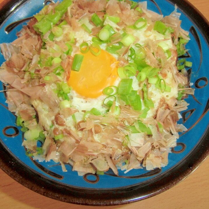 マヨ焼き納豆丼